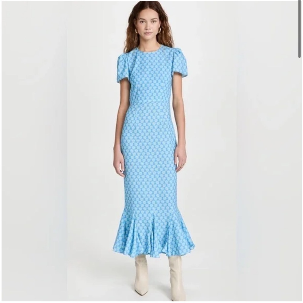 Rhode Lulani Dress in Loves Me Not Blue